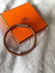 Hermès 編織皮革手環