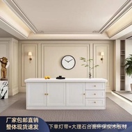 Modern Light Luxury Bar Table Home Kitchen Island Cooking Integrated Baking Table Open Kitchen Islan