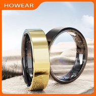 Howear Steel Smart Health SmartringRing for Android IOS 2025 Sleep 5ATM Waterproof Health Monitor Me