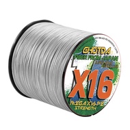 GHOTDA 300M X16 Braided Fishing Line Zero Stretch Multicolor Floating Line For Trout Fishing PE Fish