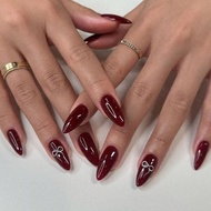 X123 Thai Shop False Nails Modern Style Easy To Use 24 Pieces