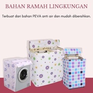 MESIN Lion Star House - Washing Machine Cover Double Tub Washing Machine Cover 1 Tub Top and Front C