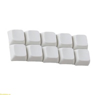 Doublebuy Resin Reflective Keycaps Set Ceramic Texture for Mechanical Keyboard 10PC