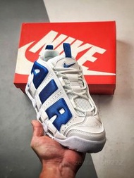 💜Nike Air More Uptempo Low White Hyper Royal 鞋