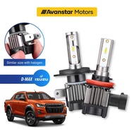 2PCS *1 Year Warranty* Isuzu D-Max Mini 1:1 Car LED Headlight Foglight 4300K/6000K H7 H8/H11