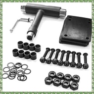 (HPKF) Skateboard Hardware,Skate T-Type Tools Skateboard Riser Shock Pads,Shockpads Hardware Screws,
