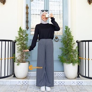 EXPEDITE.CO - Women's Highwaist Fit Flare Knit Culottes