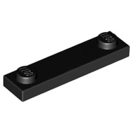 Part Lego 92593 Plate Modified 1 x 4 with 2 Studs without Groove
