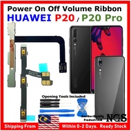 ORl NGS Brand Power On Off Volume Flex Cable Ribbon For HUAWEI P20 / HUAWEI P20 Pro with Phone Openi