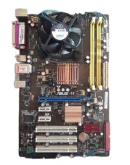 พร้อมแรม 2G+เมนบอร์ด mainboard พร้อม CPU EQ6600 4คอร์ 4 เทรด  +พัดลม+ASUS P5QL-SE 775 DDR2 มีออนบอร์ด สภาพดี สินค้าในไทย พร้อมใช้งาน ส่งไว"