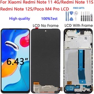 For Xiaomi Redmi Note 11 4G Note 11S Note 12S Poco M4 Pro LCD Display Screen replacement 2201117TG 2