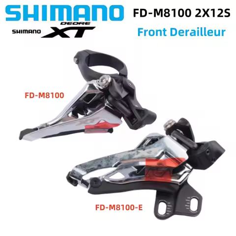 SHIMANO DEORE XT M8100 Front Derailleur 2x12 Speed FD-M8100/FD-M8100-E High Clamp Mountain Bike Bicy