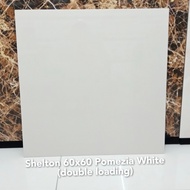 Granit double loading 60x60 murah luxury home pomezia white