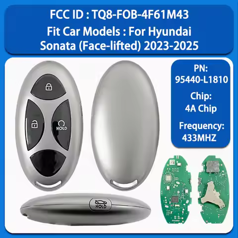 CN020340 Aftermarket 4 Buttons Smart Key 95440-L1810 FCC TQ8-FOB-4F61M43 4A Chip 434MHz For Hyundai 