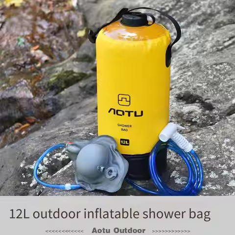 1pc 12L Outdoor Shower Bag Household Water Bag Field Bathing Device Portable Bag for Outdoor Non-Sol