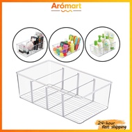 10.4 X 6.1 Inch 4 Grid Free Combination Stationery Organizer Plastic Compartment Organizer