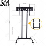 Movable TV Stand Floor-standing Three-dimensional Bracket All-in-One Rack Mobile TV with Wheels Univ