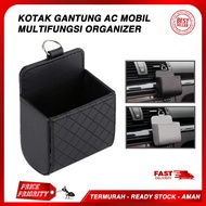 HP Car AC Hanging Box, Multifunctional Car Container, Holder PREMIUM Diamond Ticket Ticket Ticket Ti