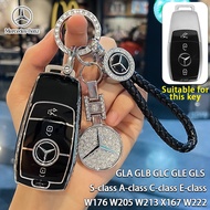 Mercedes Benz Car Key Case GLA GLB GLC GLE GLS A S C E class key cover W176 W205 W213 X167 W222 key 