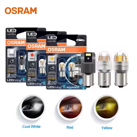 OSRAM Upgrade LED Signal Light S25 P21W PY21W P21 5W LEDriving SL Advance 1156 1157 LED Car Fog Bulb