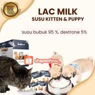Lac Milk Kitten Newborn Cat Milk Low Lactose Nutrition Vitamin Health Fattening Cat Sachet