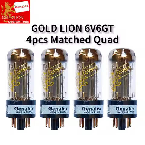GOLD LION 6V6 6V6GT Vacuum Tube Replaces CV511 6P6P for HIFI Audio Valve Electronic Tube Amplifier K