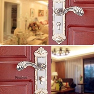 [Fenteer] European Vintage Interior Door Lock Latch Bedroom Lever Lockset Hardware