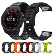 For Garmin Fenix 7X 7XPro 6X 6XPro 5X 5XPlus Silicone Strap Replacement instinct 2X descent mk 3 2 1