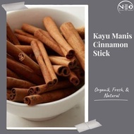 kayu manis 1kg/ cinnamon stick 1kg / rempah / jsr 100% premium quality - 100 gram