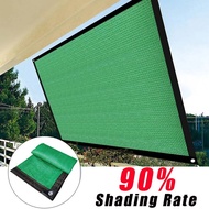 90% Anti-UV Sun Shade Net Green Outdoor Awnings SunProof Wind Protection Canopy Succulent Plant Gazebo Balcony Shade Netting Cloth Sunshade