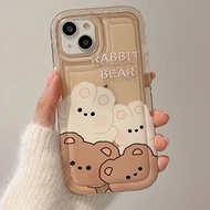 For iPhone 11 Pro Max iPhone 7 8 Plus Case Thickened TPU Soft Case Clear Case Airbag Shock Resistant Cartoon Cute Compatible For iPhone 14 13 12 Pro Max 6 Plus X XS Max XR SE 2020 2022
