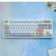 GMK Smiley Face Keycaps, 129 Keys PBT Keycaps Cherry Profile DYE-SUB Personalized GMK Keycaps For Me