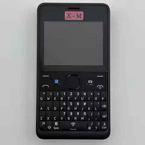 Original Asha 210 Dual-Sim Mobile Cell Phone QWERTY Keyboard Bluetooth GSM 2G Unlocked Cellphone.Mad