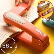 ☂✠✧【Free gift 】360 Rotation Heavy Duty Stapler 24/6 Staples Effortless Long Paper Swivel Stapler