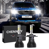 2pc 4Side H4 6000K ชุดหลอดไฟแปลงไฟหน้า LED สําหรับ Toyota Hilux REVO 2015-2018 plug and play