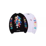 Y9WN Chrome Hearts 24ss Classic Colorful Phantom Cross Letter Flower Arm Long Sleeve T-Shirt Men