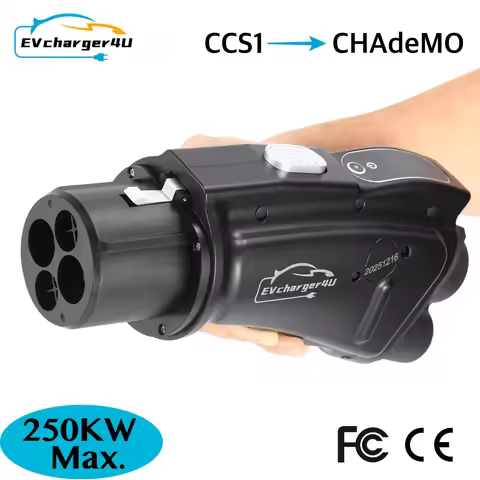 EVcharger4U CCS1 to CHAdeMO EV Adapter DC 250A 1000V 250KW CCS Combo 1 to Nissan Leaf Electric Vehic