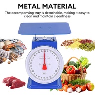 10 / 20 / 30kg Penguin Spring Weight Scale Mechanical Balance Dial Flat Plate Adjustable Kitchen Mar