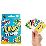 112 pcs  New Uno TEAMS Game Board Games UNO Cards Table Family Party Entertainment UNO Games Card To