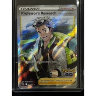 Professor's Research (Full Art) 078/078 Ultra Rare Pokemon GO