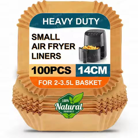 Mini Air Fryer Parchment Paper for Cosori/Midea/Chefman Small 2L Air Fryer, Disposable Paper for 1-2