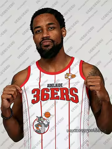 Summer Cartoon Tom&Jerry Special Edition Basketball Jerseys For Men Adelaide 36ers 25-26 Home Away K