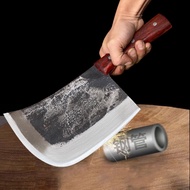 Huif มีดใหญ่สำหรับขายเนื้อกระดูกเนื้อจีนใบมีดหนา8Mm มีดสับทำอาหารเหล็ก5cr15mov