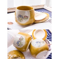 貓頭鷹日本進口茶碗蒸瀨戶燒 蒸蛋碗小湯碗zakka家用和風甜品燉盅