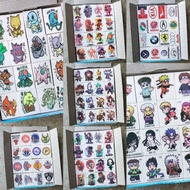 48PCS Fancy Eraser Cartoon Pokemon / Naruto / ABC / Anime / Labubu / Football / Marvel / DC / Flag /