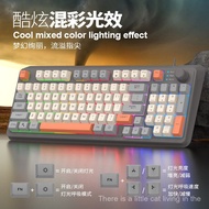 Hyun Silver Fox K82 Wired Gaming Keyboard Mechanical Feel Gaming Luminous Desktop Computer Office Ho