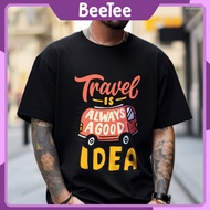 Oversize Travel is Always A Good Idea Cool Loose T-Shirt 350