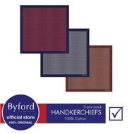 Byford Saputangan 3 warna / pack - VBYH01W3F