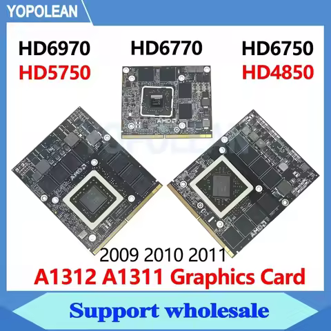 Original Ati HD 4670 4850 5670 5750 6750 6770 HD6970 VGA Video Card For iMac 21.5" 27" A1311 A1312 G