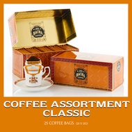 Bacha Coffee | Assorted Coffee Taster 100% Arabica Beans x25 Individually Wrapped Single Serve Filte